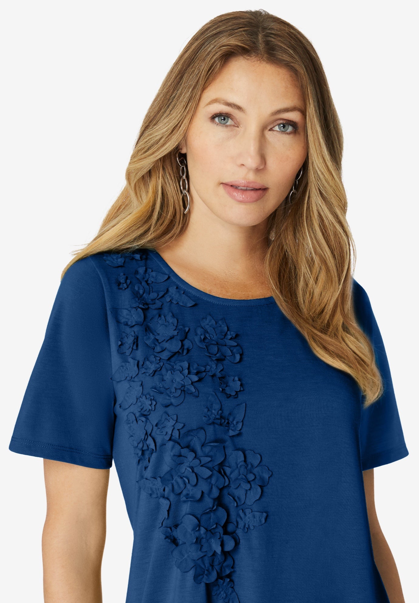 3-D Appliqued Swing Tee image number 2