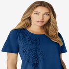 3-D Appliqued Swing Tee image number null