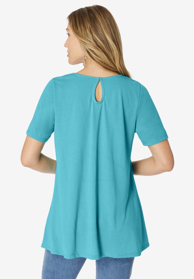 3-D Appliqued Swing Tee image number 1