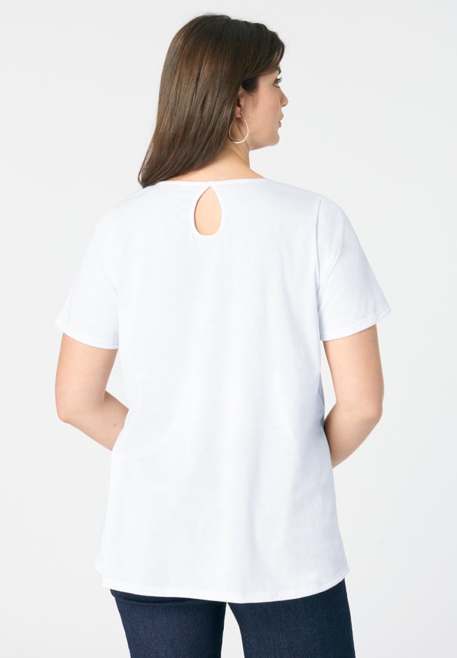 3-D Appliqued Swing Tee image number 1