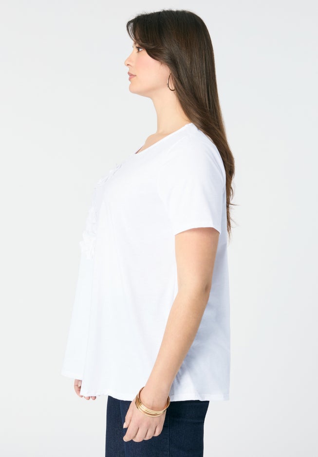 3-D Appliqued Swing Tee image number 2