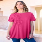 3-D Appliqued Swing Tee image number 0