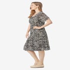Short Crinkle Dress image number null