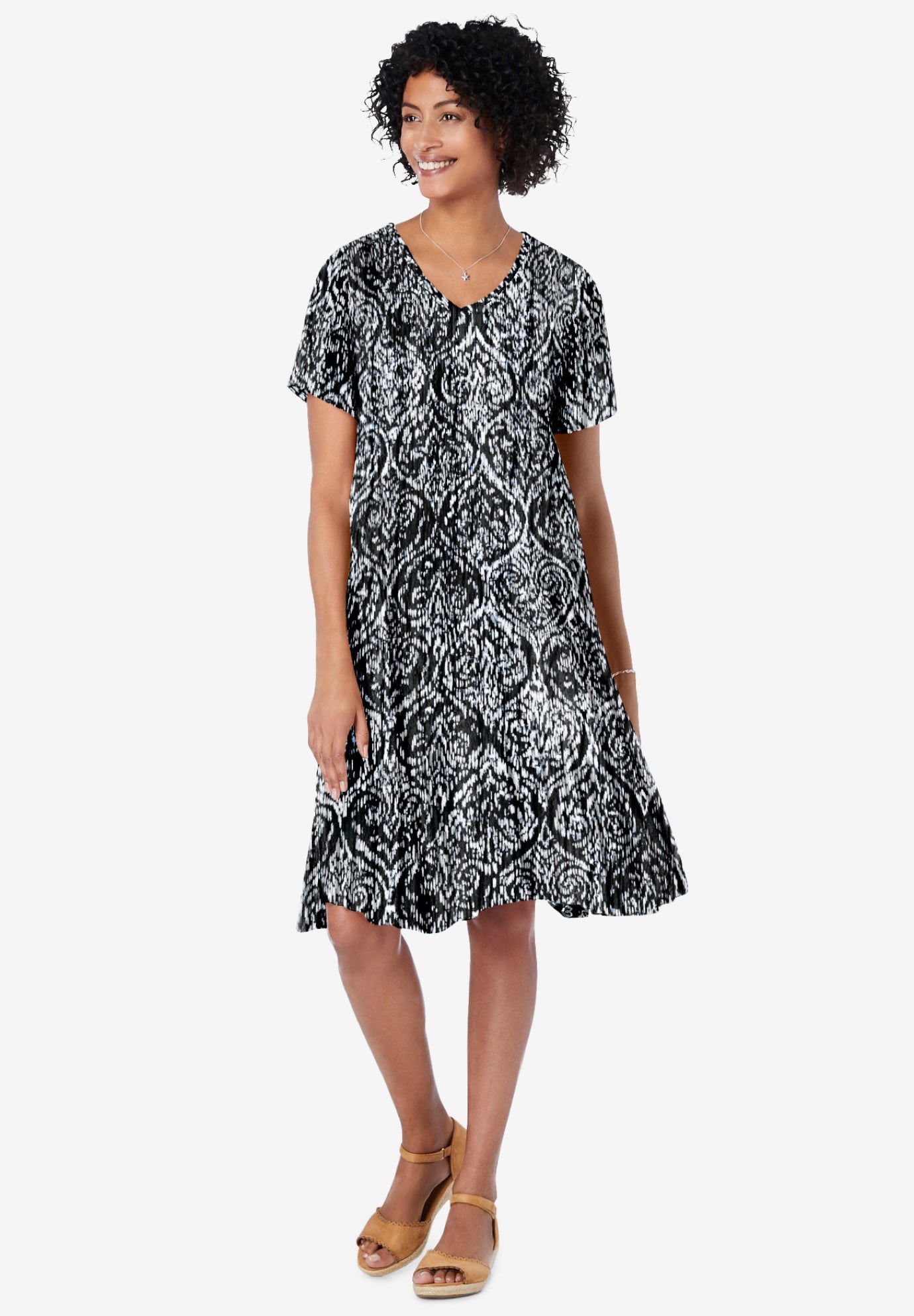 Short Crinkle Dress image number 0