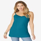 Lace Trim Bra Cami image number null