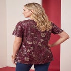 Plus Size Sequin Swing Tee image number 1