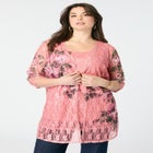 Printed Lace Cardigan image number null