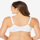 3-Pack Front-Close Cotton Wireless Bra image number null