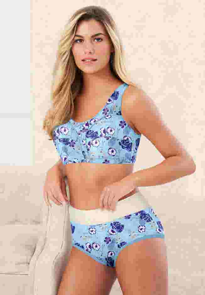 Full Coverage Stretch Cotton Color Block Brief 3-Pack image number 4
