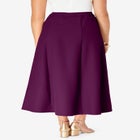 Plus Size Bend Over® A Line Skirt image number null