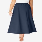 Plus Size Bend Over® A Line Skirt image number null