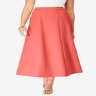 Plus Size Bend Over® A Line Skirt image number null