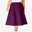 Plus Size Bend Over® A Line Skirt image number null