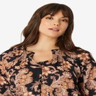 Ruffle Neck Boho Blouse. image number null