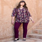 Ruffle Neck Boho Blouse. image number null