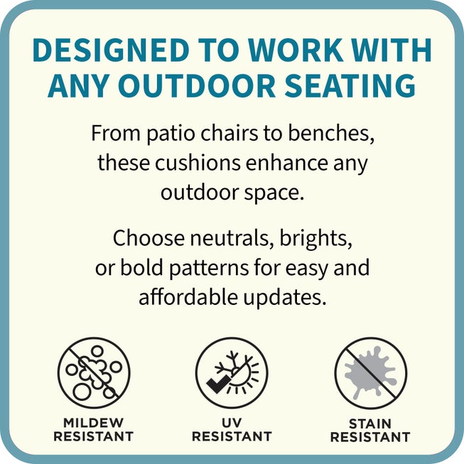 BH Outdoor Performance Patio Chair Cushion image number 3