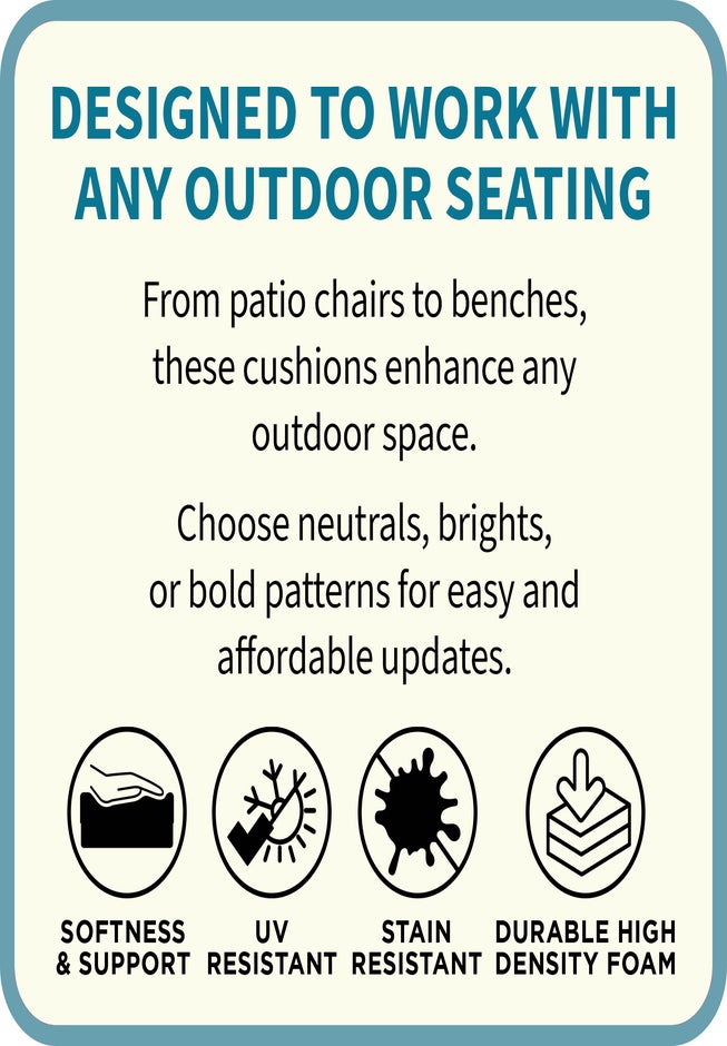 BH Outdoor Performance Adirondack Chair Cushion image number 1