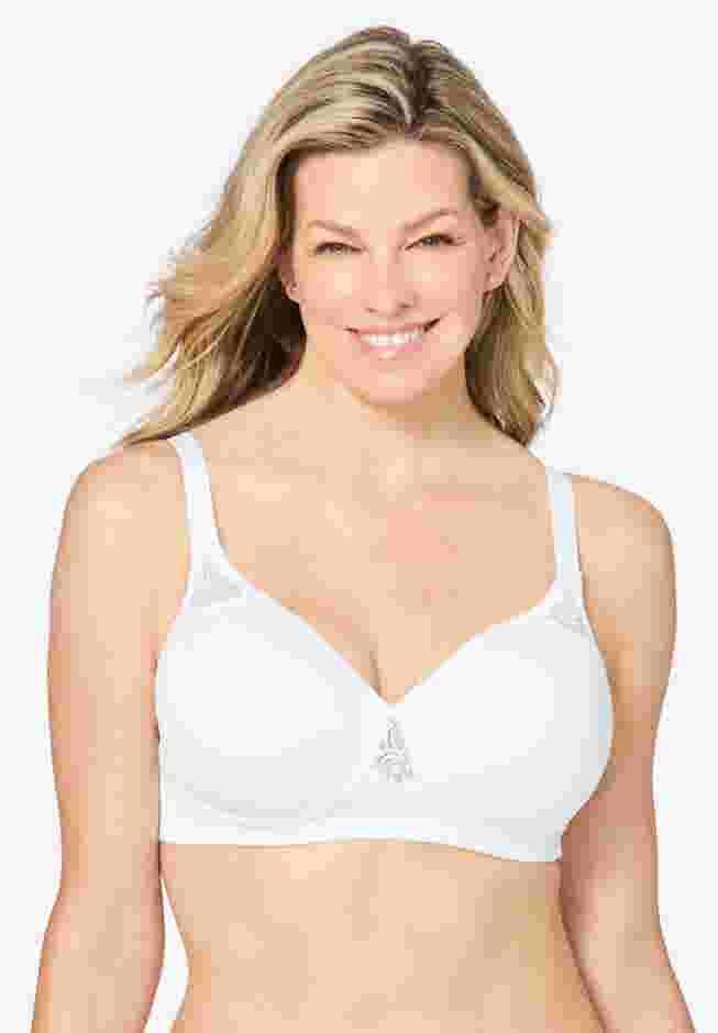 Stay-Cool Wireless Wicking T-Shirt Bra image number 0