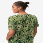 V-Neck Tunic With Front Inverted Pleat image number null