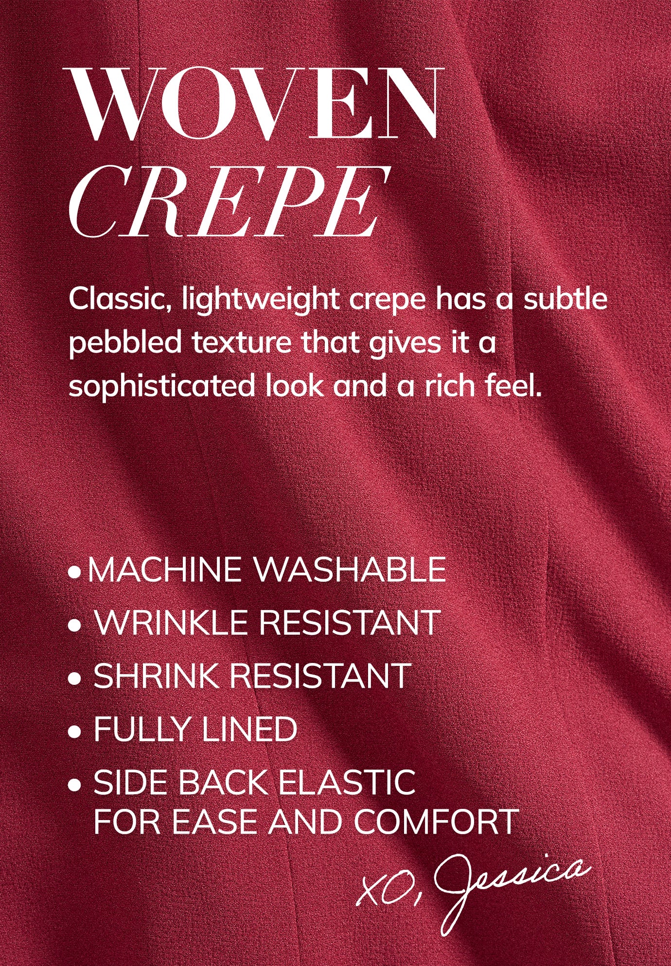 2-Piece Stretch Crepe Single-Breasted Pantsuit image number 3