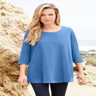 Ultimate Three Quarter Sleeve Swing Tee image number null