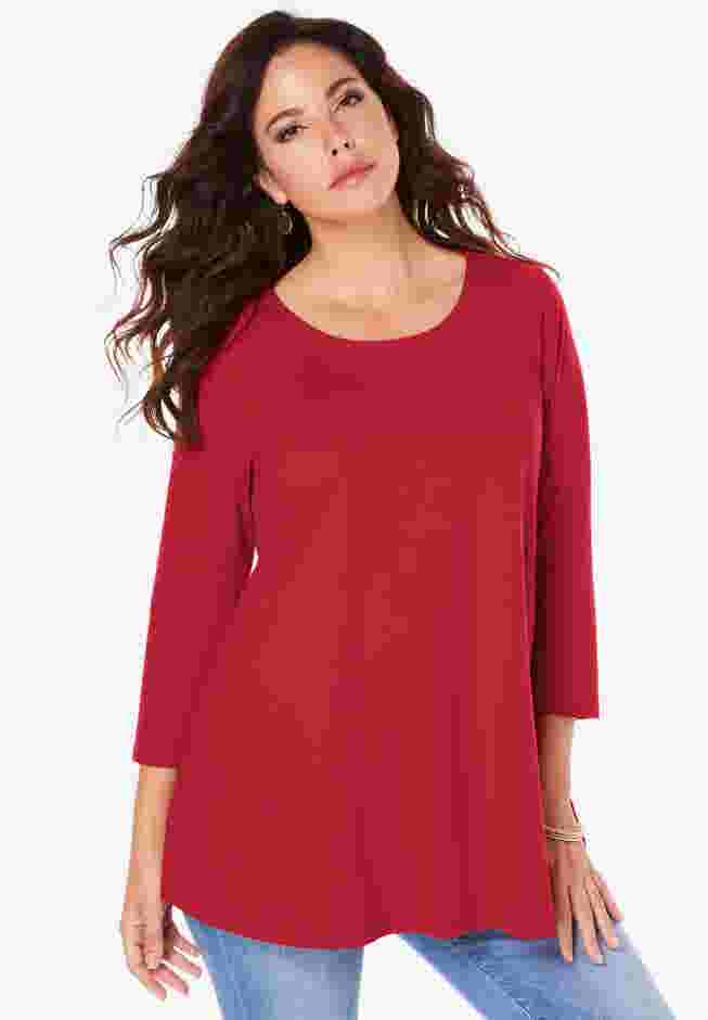 Ultimate Three Quarter Sleeve Swing Tee image number 0