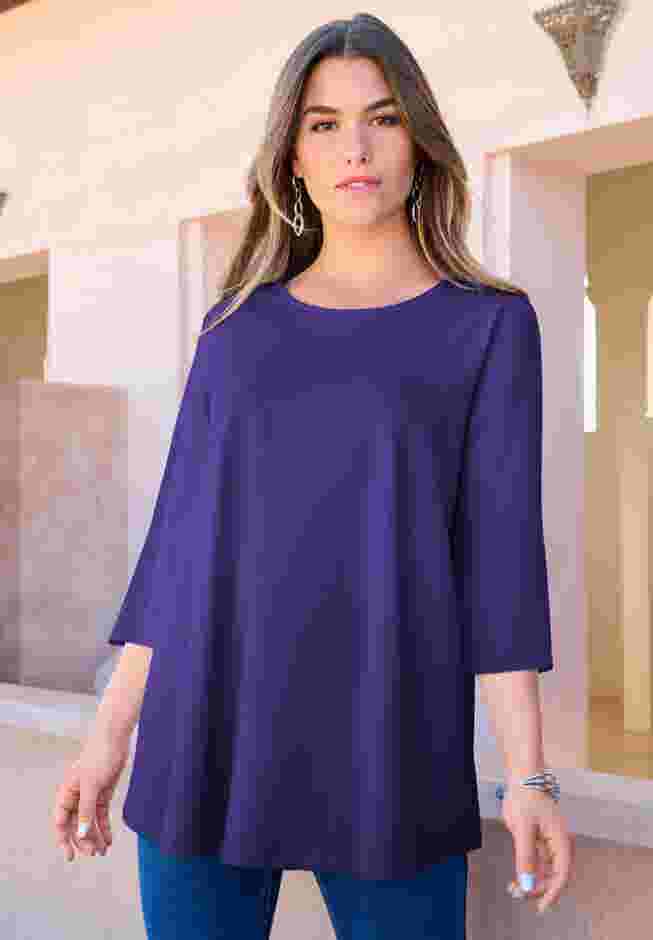 Ultimate Three Quarter Sleeve Swing Tee image number 0