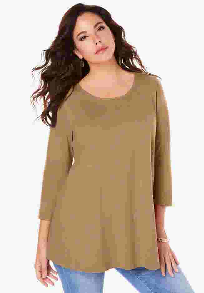 Ultimate Three Quarter Sleeve Swing Tee image number 0
