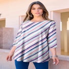 Ultimate Three Quarter Sleeve Swing Tee image number null