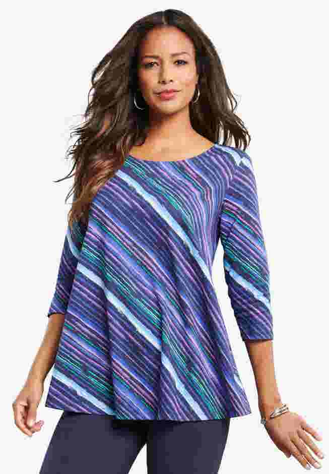 Ultimate Three Quarter Sleeve Swing Tee image number 0