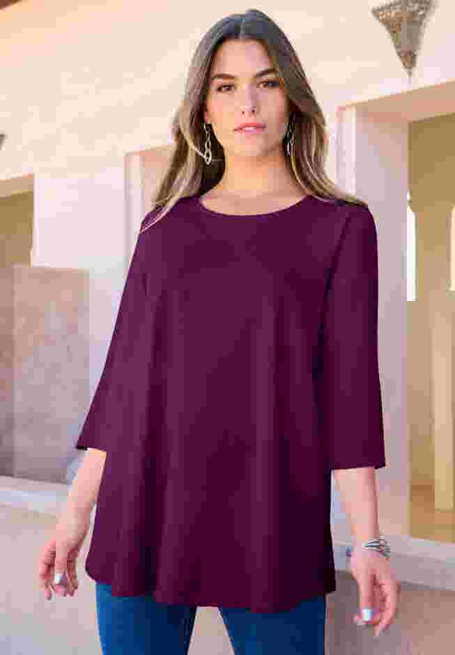 Ultimate Three Quarter Sleeve Swing Tee image number 0