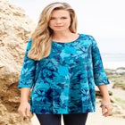 Ultimate Three Quarter Sleeve Swing Tee image number null