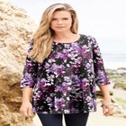 Ultimate Three Quarter Sleeve Swing Tee image number null