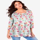 Ultimate Three Quarter Sleeve Swing Tee image number null