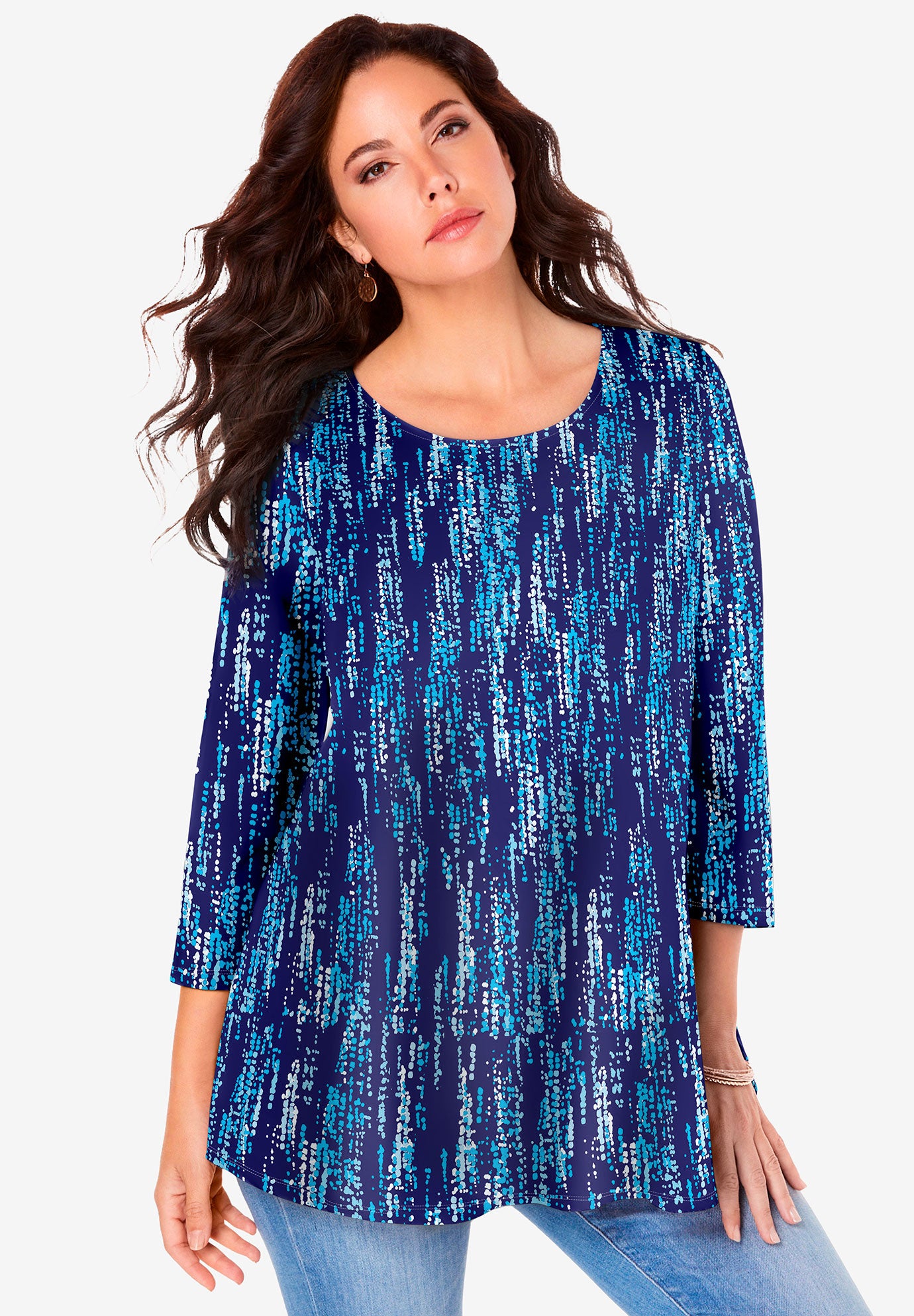 Ultimate Three Quarter Sleeve Swing Tee image number 0