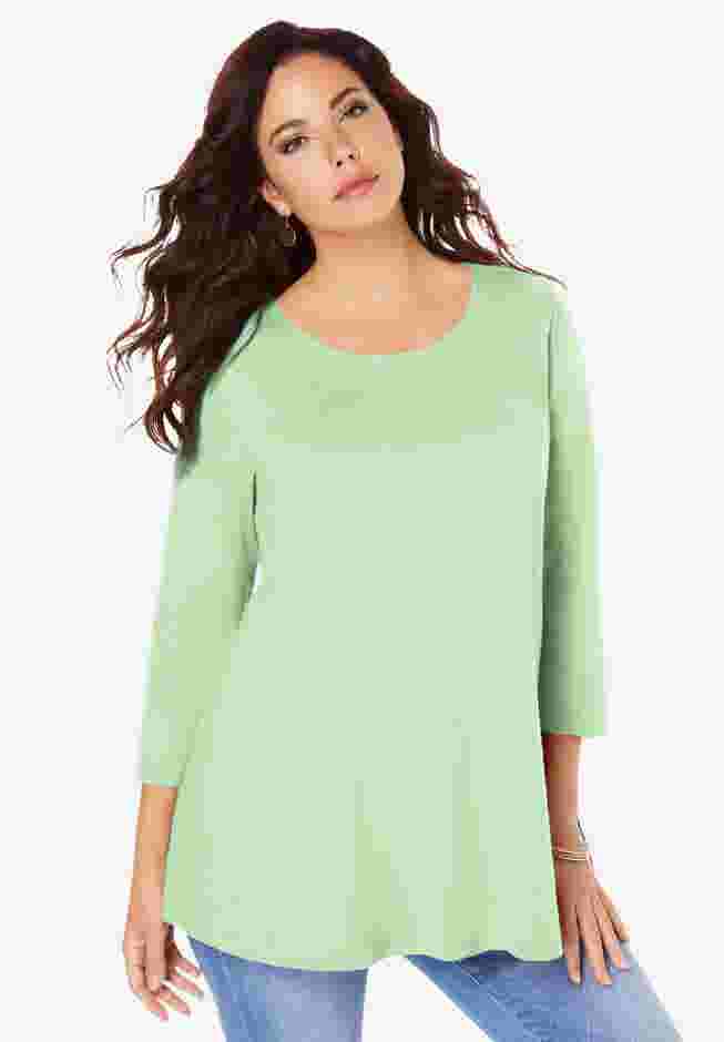 Ultimate Three Quarter Sleeve Swing Tee image number 0