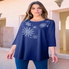 Ultimate Three Quarter Sleeve Swing Tee image number null