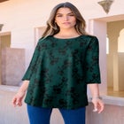 Ultimate Three Quarter Sleeve Swing Tee image number null