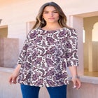 Ultimate Three Quarter Sleeve Swing Tee image number null