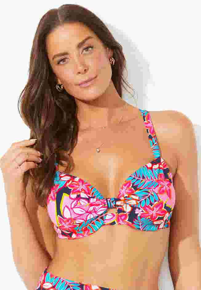 Leader Bra Sized Underwire Bikini Top image number 2