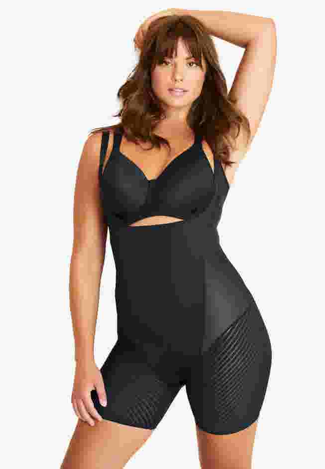 Shadow Stripe Shaper Wear-Your-Own-Bra Body Shaper image number 2