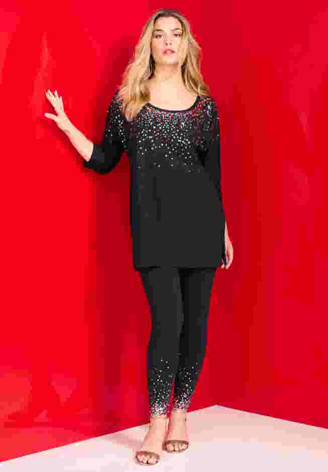Three Quarter Sleeve Embellished Tunic image number 2