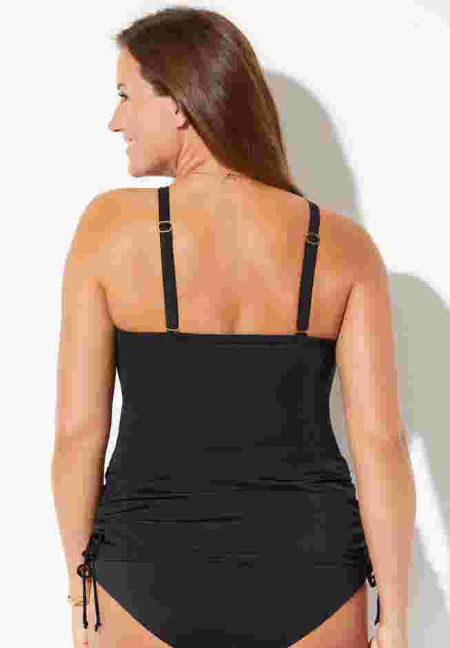 Bandeau Adjustable Tankini Top image number 1