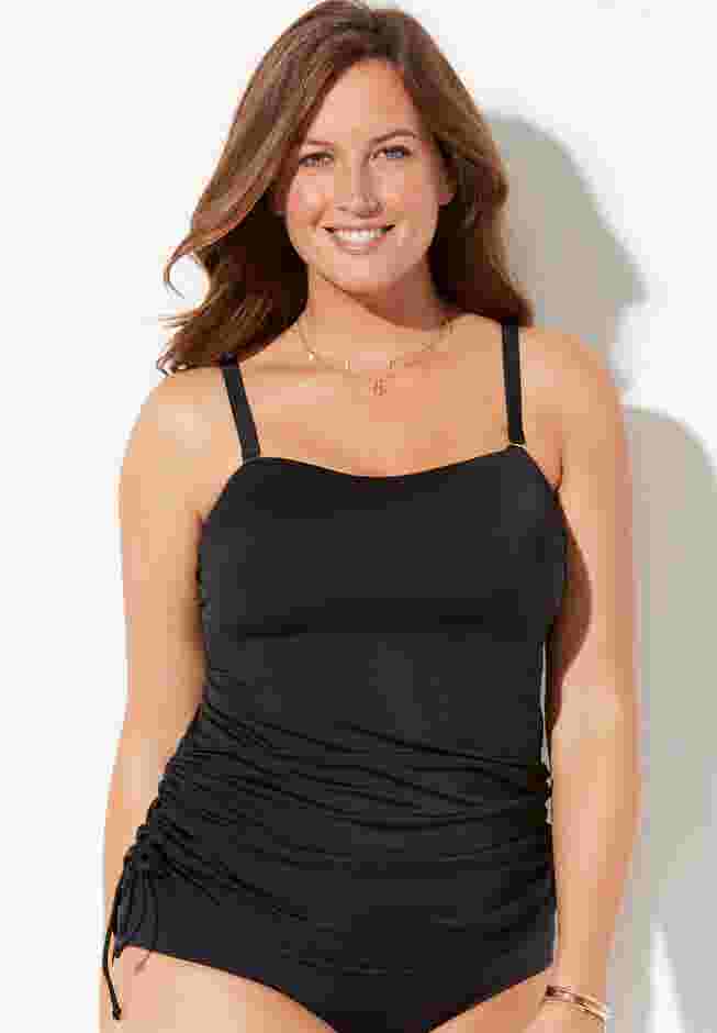 Bandeau Adjustable Tankini Top image number 2