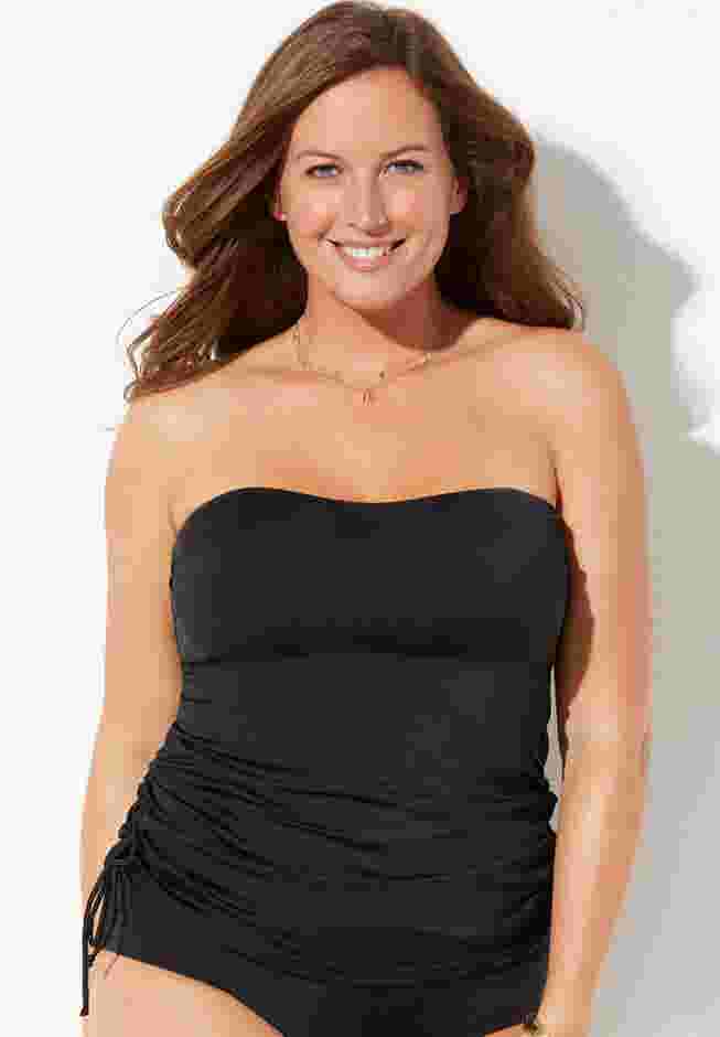 Bandeau Adjustable Tankini Top image number 3