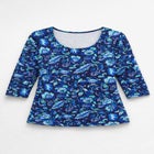Stretch Cotton Scoop Neck Tee image number null
