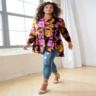 Hand Crinkled Fit And Flare Tunic image number null