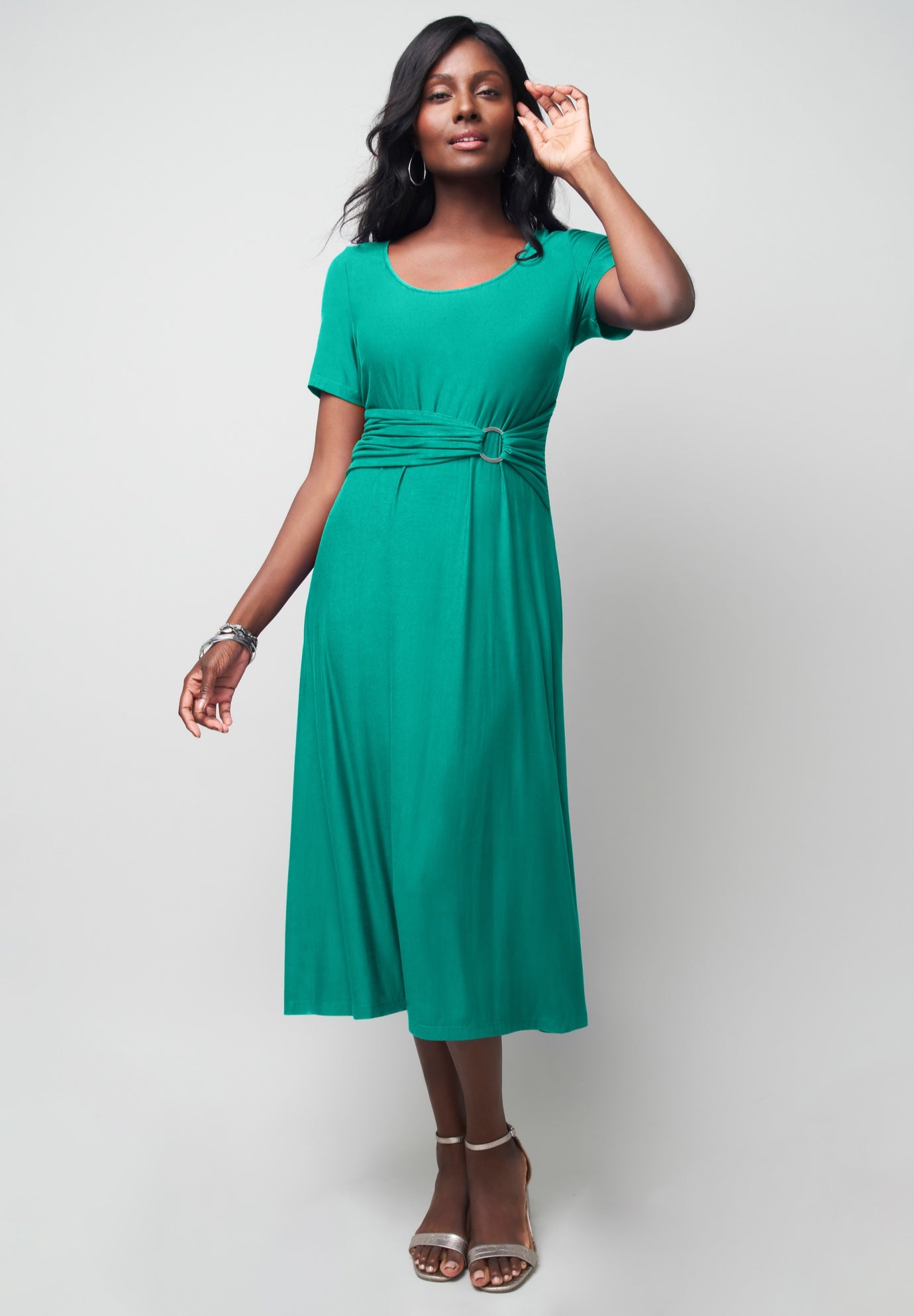 Buckle Midi Dress image number 0