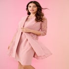 Pearl Trim Jacket Dress image number null