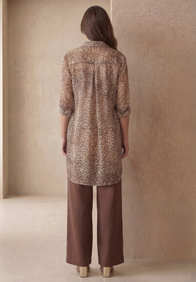 Sheer Georgette Mega Tunic image number 3